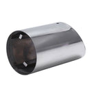 2x Exhaust Headers Exhaust Tips Muffler Pipe Inox for Audi A4 B8 A4L Q5