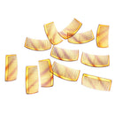 24 Pieces Women Practical Plastic Comb Hair Clip Clamp 29 Teeth Brown Coffee