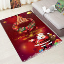 40x120cm Christmas Santa Claus Anti-slip Pad Kitchen Floor Mat Carpet Rug