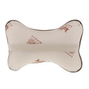 Black Red Car Seat Head Neck Rest Cushion Headrest Leather Pillow