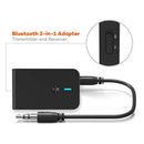2 in 1 Bluetooth Audio Receiver Transmitter Chargeable 3.5mm AUX Music Adapter