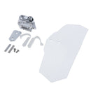 Motorcycle Clip On Windshield Wind Screen Deflector Extension Spoiler Black