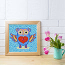 DIY Full Drill Diamond Painting Cartoon Bird Handmade Embroidery w/ Frame