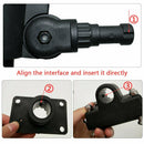 Fishing Power Lock Rod Holder 2 Side Mounts Adjustable Boat Fishing Rod Rac M3T5