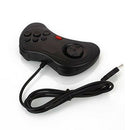 Gamepad Usb Classic Style Wire Handle For All 16-Bit Md Games From Sega Bla