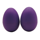 1 Pair Plastic Shaker Eggs Purple Kids Rhythm Rattle Toys