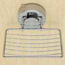 1x Shower Soap Dishes Holder Basket Tray Organizer Bathroom Strong Suction Cup