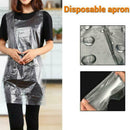100 x Polyethylene PE Disposable Apron Hair Salon Kitchen Cleaning Aprons