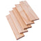 5pcs Natural Wooden Craft Sticks Pine Wood Strips  9.84 x 1.97 x 0.32inches