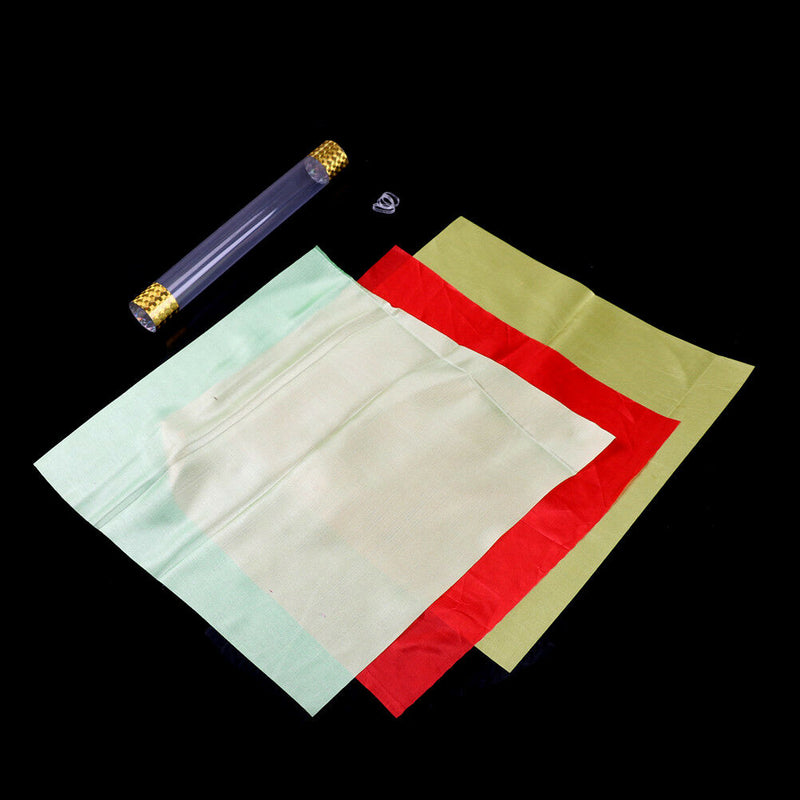 Silk Linked Tube Magic Tricks Silks Flying Linked Tube Tricks Magical 3C
