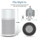 3 In 1 Mini Air Purifier With Filter - Portable Quiet Mini Air Purifier Per