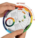 1pcs 14cm-Portable Color Wheel Mixing Guide For Tattoo Paint Supply Makeup U0W9