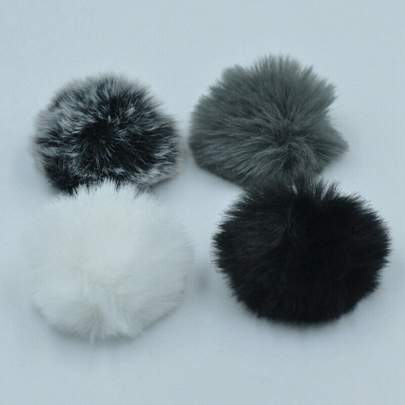 Universal Lavalier Microphone Furry Windscreen Fur Windshield Wind Muff Sof