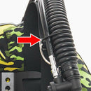 2 Pack Diving BCD Donut Swing Tank Hose Holder Keeper Tie Downs Rubber Loop