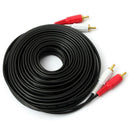 33FT/10M Dual 2-RCA to 2-RCA Male Audio AV Cable For HDTV DVD VCR Stereo Ca