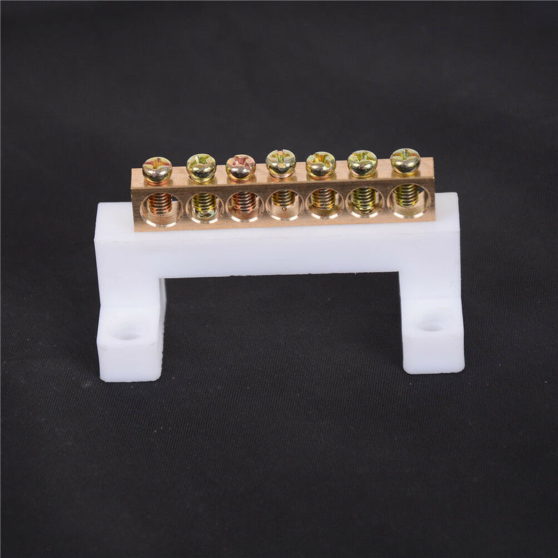 7 Positions Electric Cable Connector Screw Barrier Terminal Strip Bar BX
