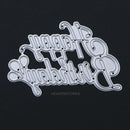 Birthday DIY Metal Scrapbook Craft Embroidery Cutting Die hv2n