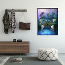 5D DIY Full Drill Diamond Painting Dragonfly Embroidery Mosaic Kit Decor