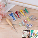 Bias Tape Maker Kit Set for Sewing Quilting Awl and Binder Foot Case Too-OZ