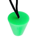 Rubber Kayak scupper  Boat Scupper Plugs Drain Holes Stopper with Rope Green