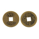 100PCS Feng Shui Chinese Coins Lucky Coins for Fortune Health 23mm Qianlong