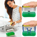 2-in-1Sponge Rack Dispenser Soap Dispenser And Sponge Caddy 13 Ounces