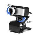 Rotatable USB 2.0 Computer Webcam with Microphone PC Digital HD Video Camely Gw