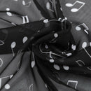 Scarf Simple Solid Women Scarf Chiffon Scarf Black R5G3