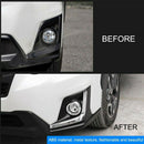 2PCS(Left & Right ) Chrome Light Cover Front Lamp ABS Cover for Subaru XV 2