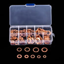 200x Engine Oil Drain Plug Copper Crush Washer Seal O-Ring Gasket 9Sizes B FAJ