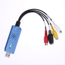 USB 2.0 Converter Audio Video Capture Grabber Adapter for Win XP 7 8