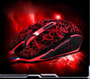 Professional Colorful Backlight 4000DPI Optical Wired Gaming Mouse Mice Stylish