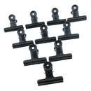 10 Pieces Metal Binder Clips File Photo Bulldog Clip Office Supplies 75mm