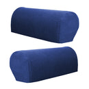 2 Pair (Red &Blue) Anti-dirty Elastic Sofa Armrest Covers Slipcovers