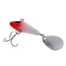 Artificial Metal Spinner Hard Sequins Sea Fishing Spoon VIB Lure Pink Metal Lure