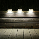 13LED Solar Energy Sink Lamp Pathway Street Lawn Lamp (White White Light) A