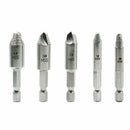 5Pcs Screw Extractor Drill Bit tool Broken Damaged Bolt Remover set Newest Use