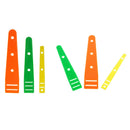 6Pcs Elastic Threader Orange Yellow Green Wear Elastic Band Sewing Hand Tool