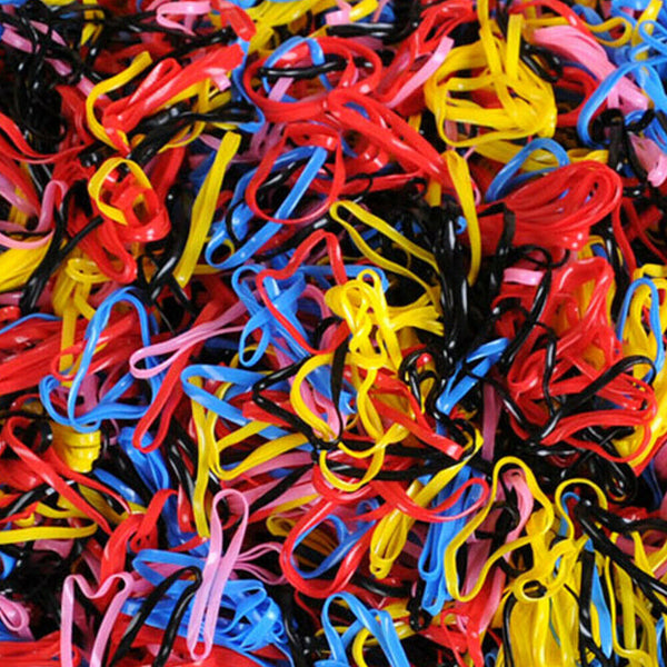 Mini Hair Bands for Child Baby TPU Hair Holders Rubber Bands Elastics 000-3000