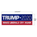 10 Pack Donald Trump Car Bumper Stickers 2020 Make Liberals Cry Again Wholesale