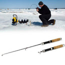 Winter Fishing Rods Pocket Ice Fishing Rod Spinning Travel Rods Fishing Pol H8W7