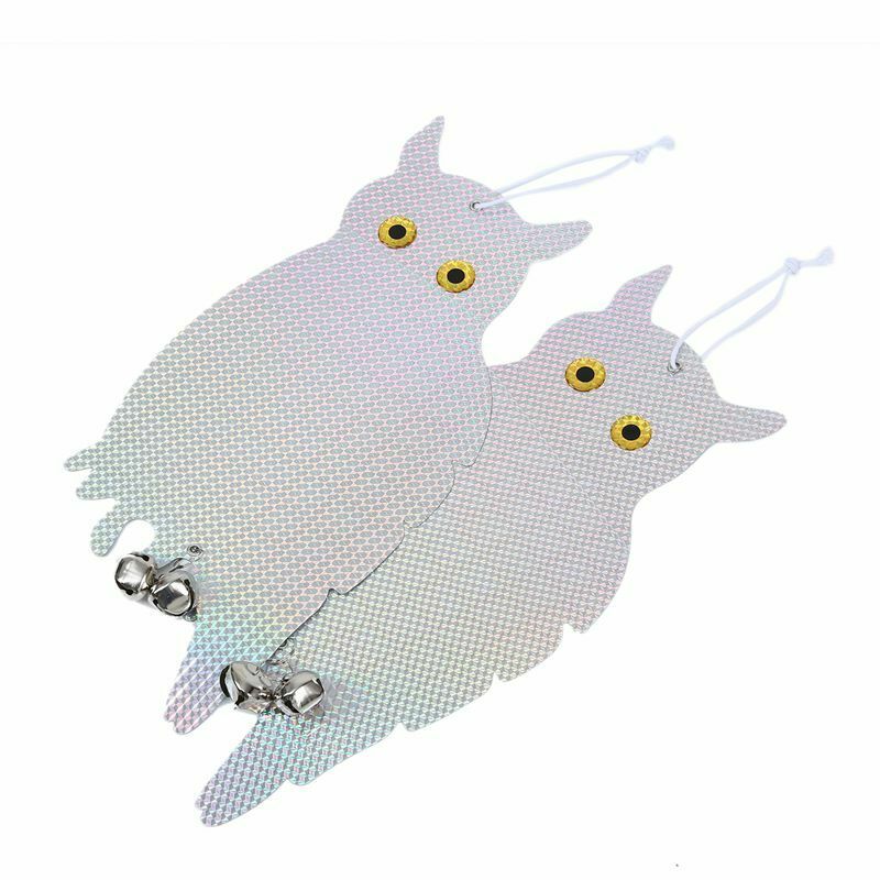Garden decoration Bird repellent Owl scarecrow reflector