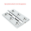 Stainless Marine Boat Pull Deck Hinges Spring Handle Hatch Hardware 50x75 mm