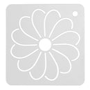 2pcs Plastic Clear Quilting Stencil Template for Sewing DIY Crafts 12x12cm