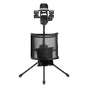 Folding Microphone Tripod Bracket Desktop Mic Holder with Blowout Preventer