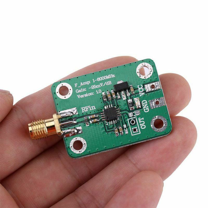 1-8000MHz AD8318 RF Logarithmic Detector 70dB RSSI Measurement Power Meter