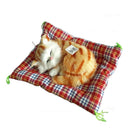 Car Ornaments Cute Simulation Sleeping Cats Decoration Automobiles Lovely P
