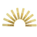 10 Pieces Clarinet Reeds Strength 2.5 DIY Parts for Beginners Professionals