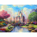 DIY 5D Rainbow Castle Diamond Painting Craft Cross Stitch Embroidery Home D