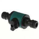 3/4'' 2 Way Garden Lawn Watering Hose Quick Connector with Shut Off Valve Bj